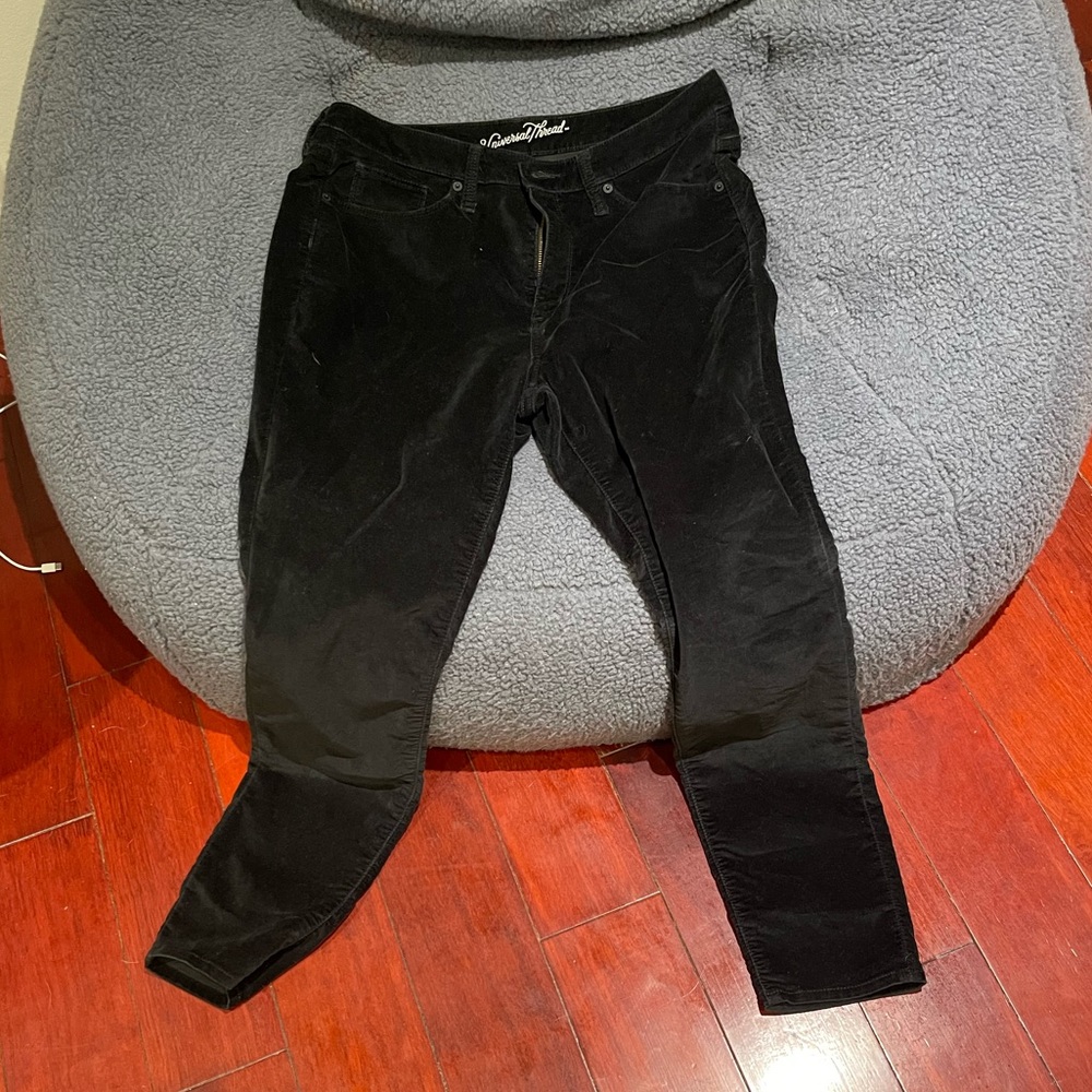 Courdoroy jeans black size 14
